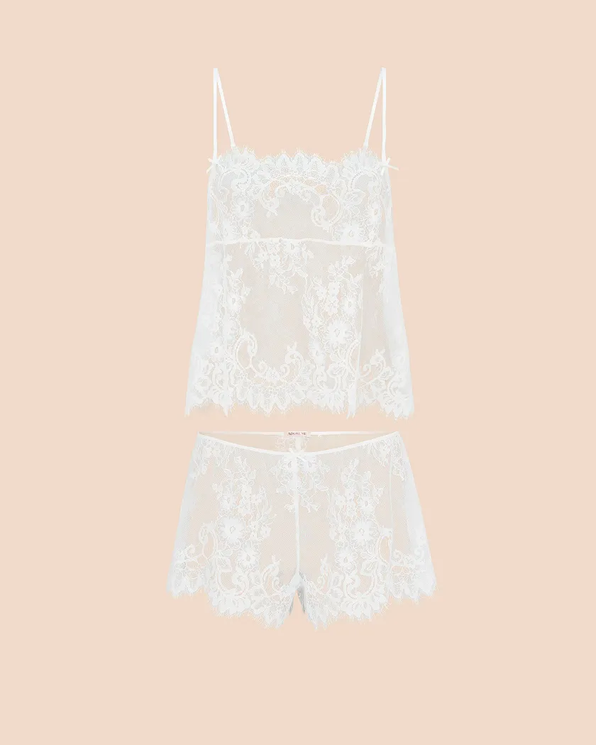 Hopie White Unlined lingerie bundle Still 2