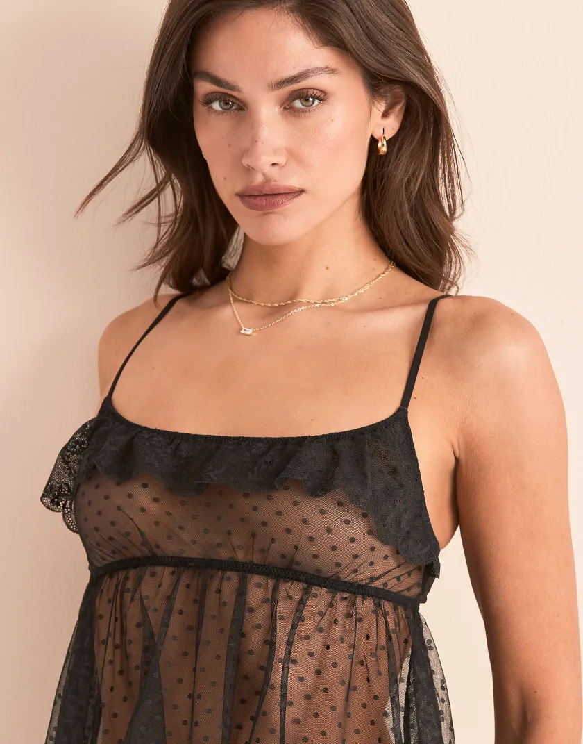 Audrey Black Unlined lingerie bundle Model 3