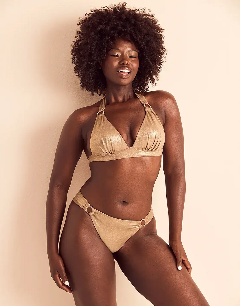 Rina Medium Beige swimwear bundle Model 4