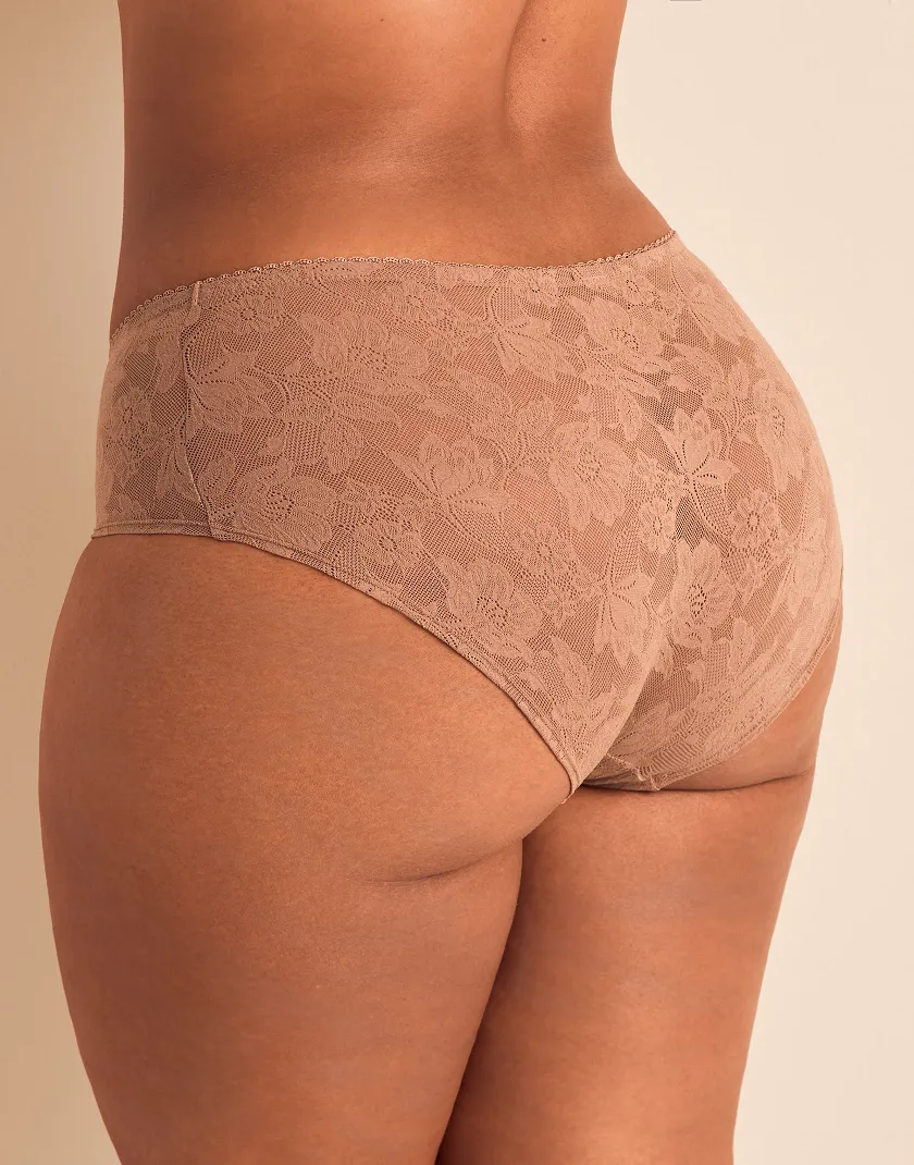 Marzia Shortie Medium Beige Plus panty bundle Model 5