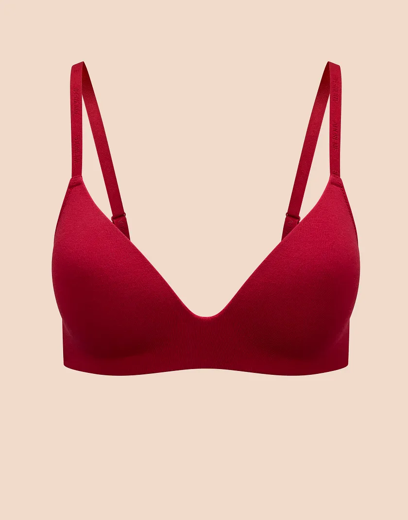 Harlowe B1 Dark Red 2 Contour bra bundle Still 3