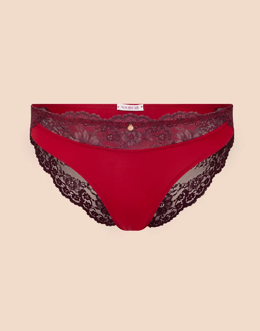 Taissa Bikini Dark Red panty bundle Still 3