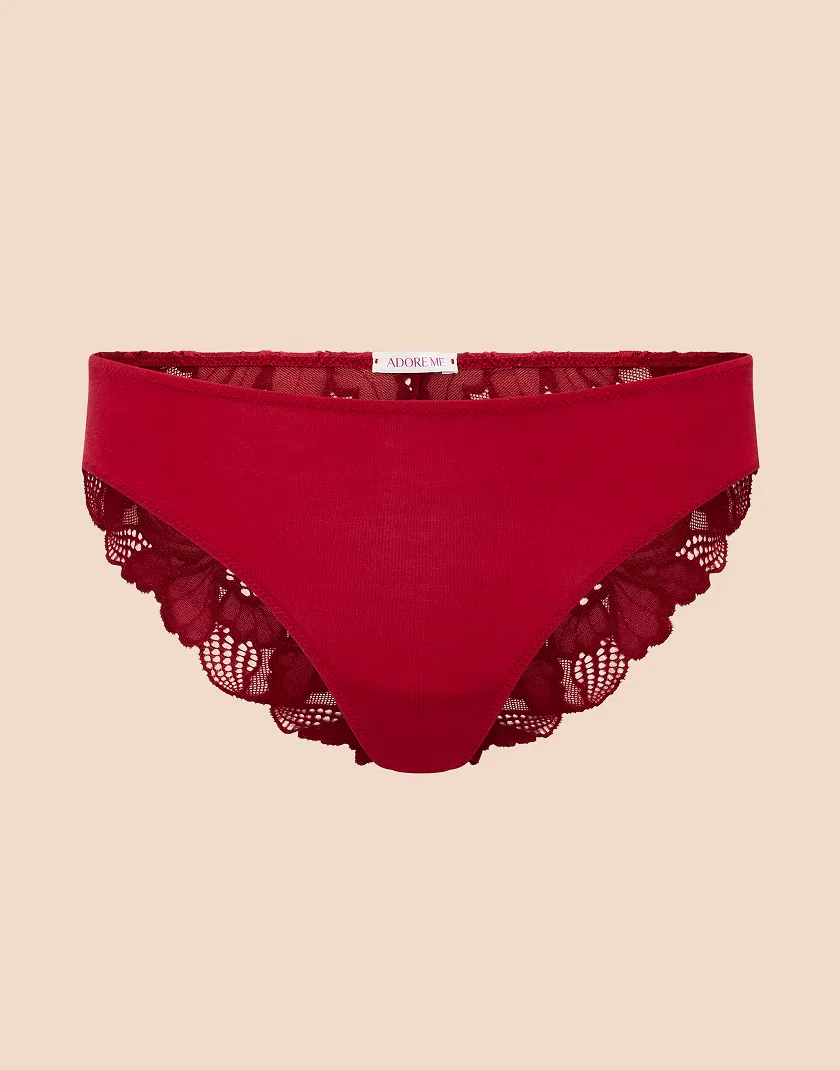Teagan B1 Bikini Dark Red panty bundle Still 3