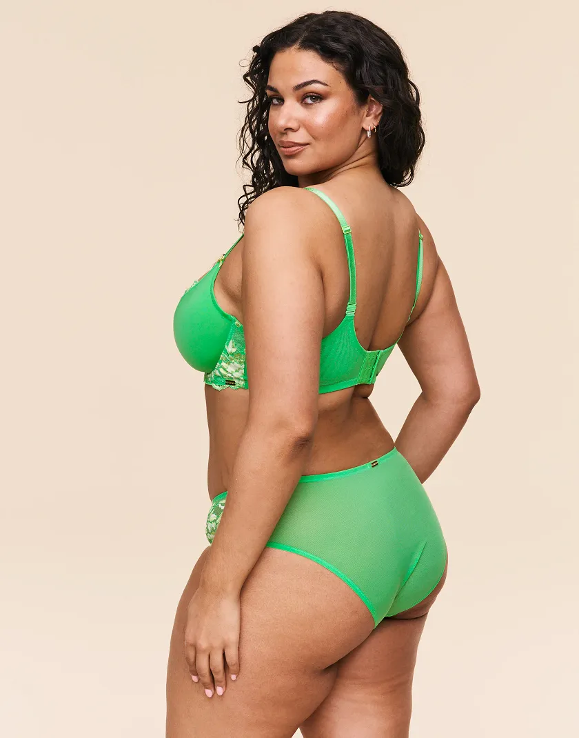 Vicky Hipster Medium Green 2 panty bundle Model 2