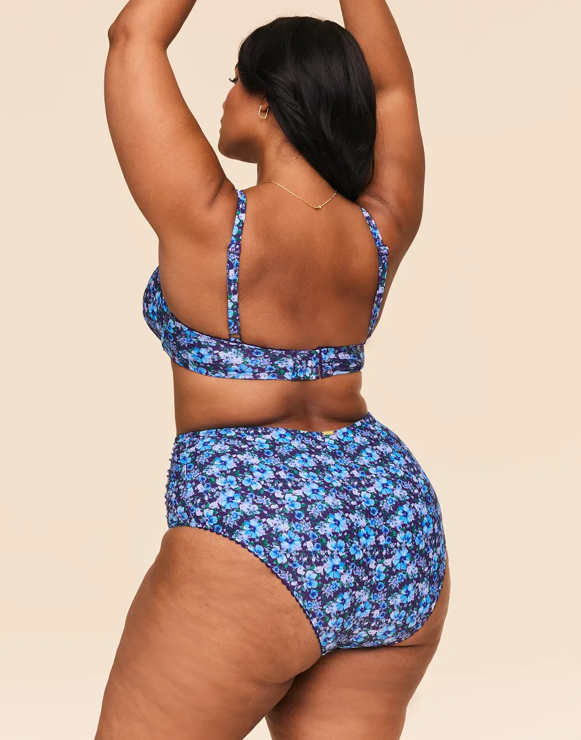 Pilar Floral Purple 2 Contour swimwear bundle Model 9