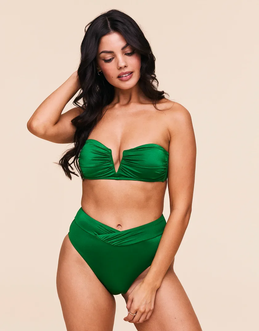 Tanisha Dark Green 2 Contour swimwear bundle Model 4