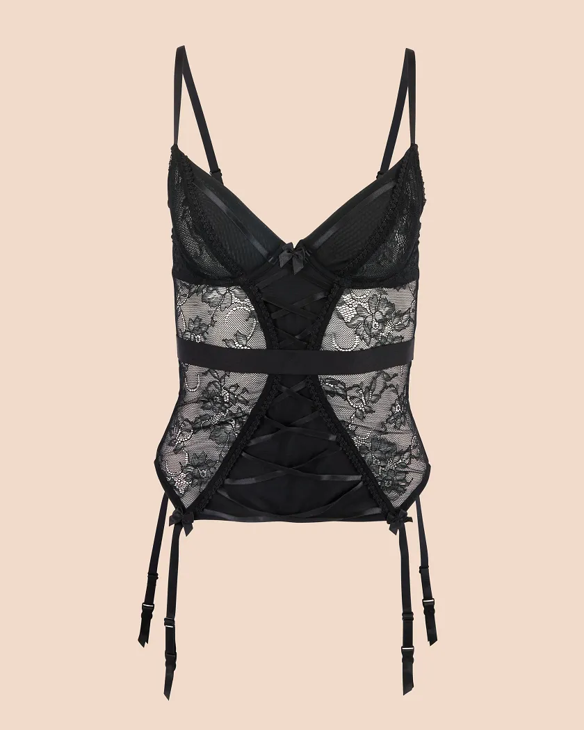 Andra Black 2 Unlined corset bundle Still 3