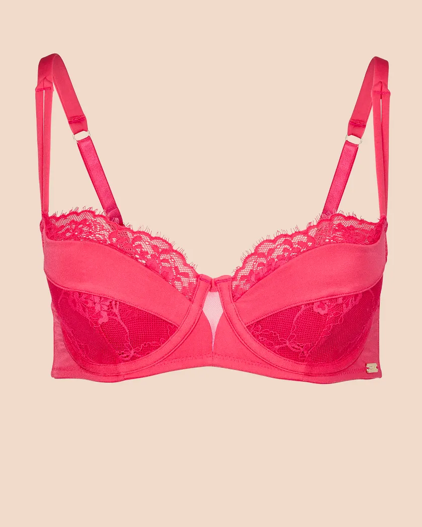Leigha Dark Pink 2 Contour bra bundle Still 4