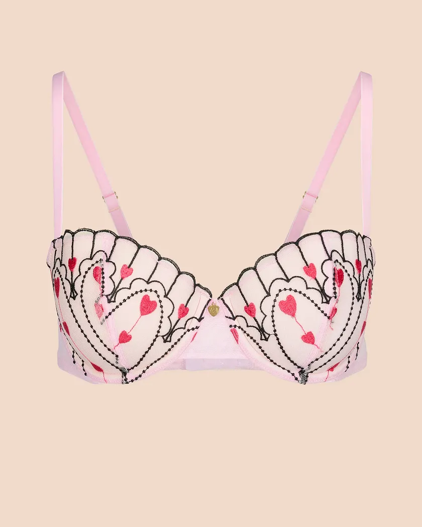 Amorette Light Pink 2 Lightly Lined bra bundle Still 5