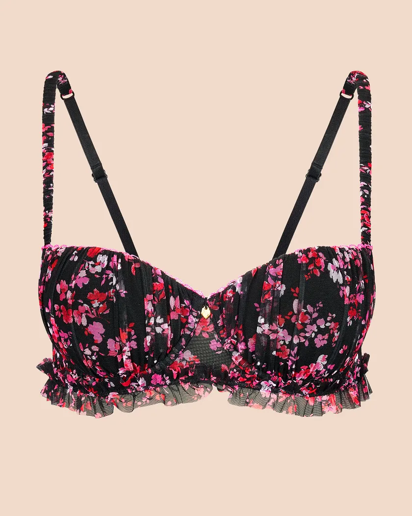 Susie Floral Black 5 Contour bra bundle Still 4