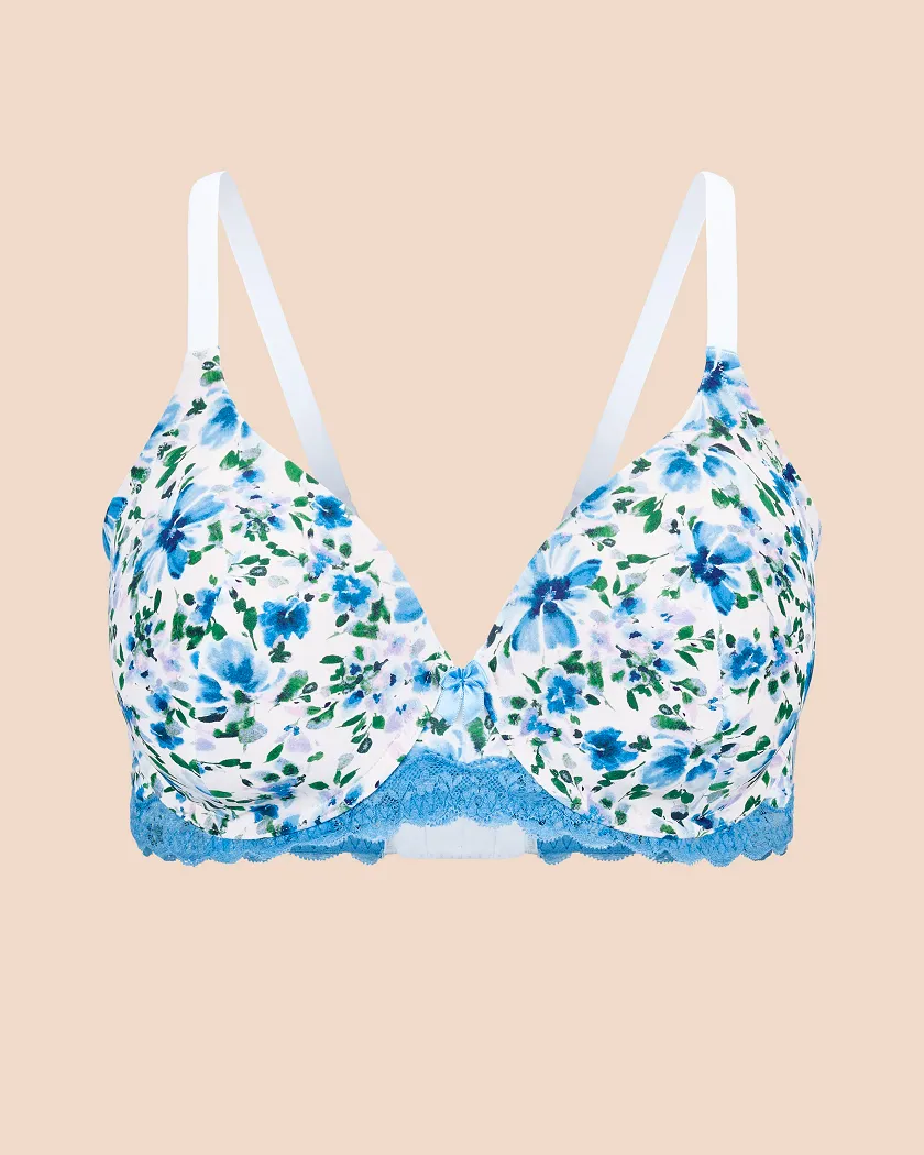 Nare Floral White 8 Lightly Lined bra bundle Still 3