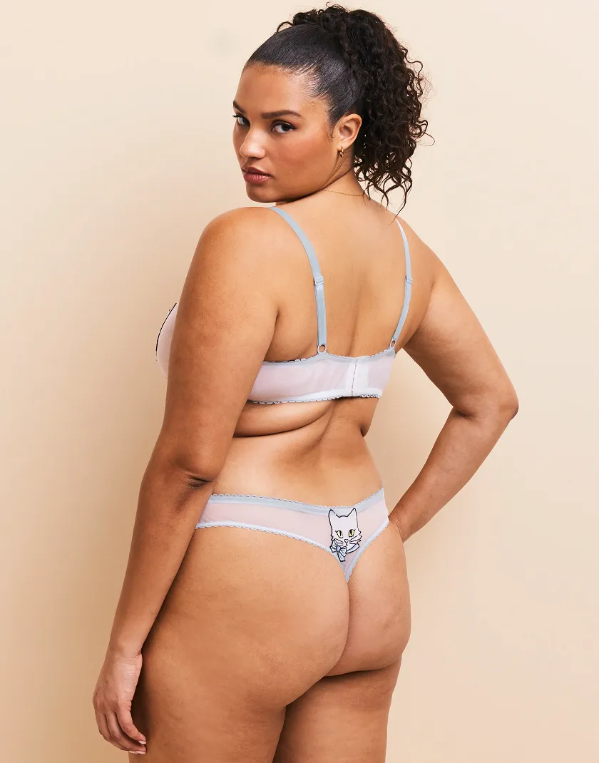 Alyshia Thong White panty bundle Model 5