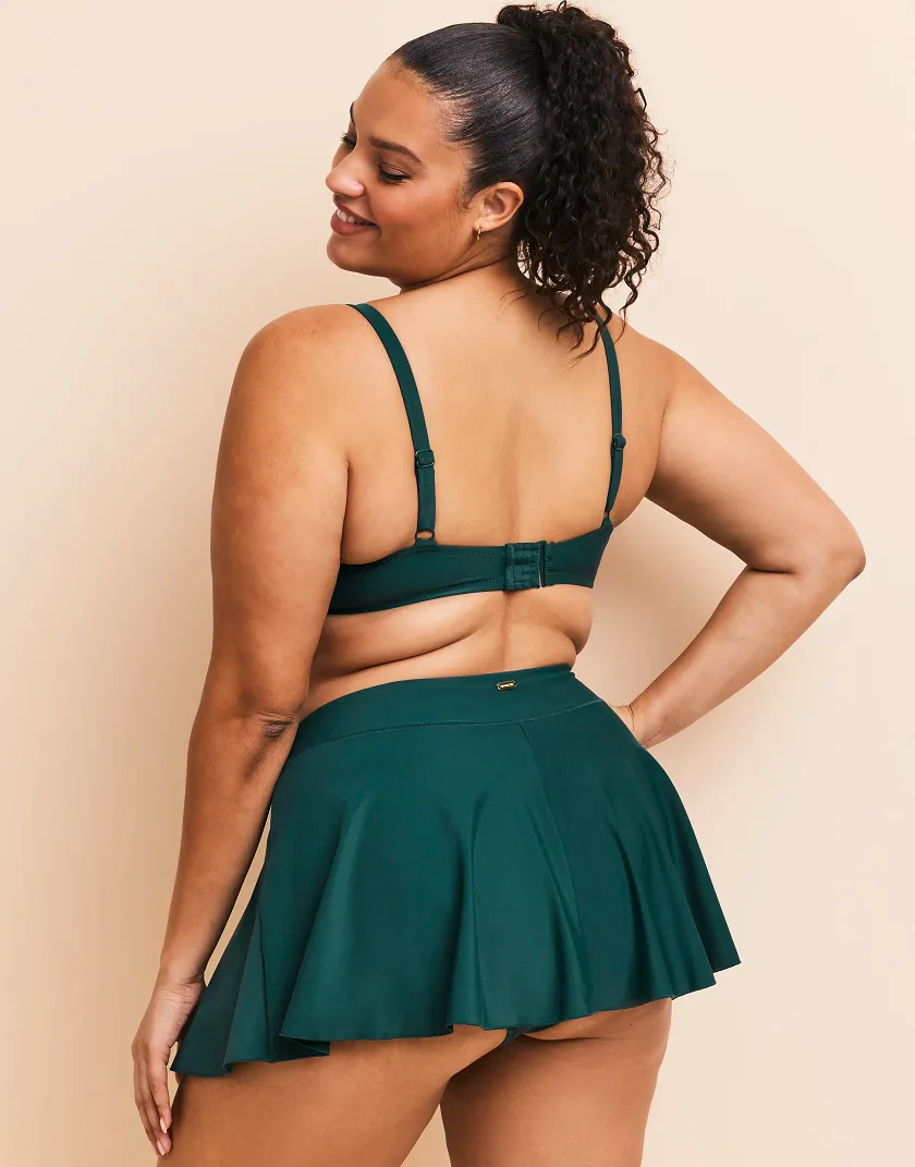 Tricia Dark Green 2 Unlined swimwear bundle Model 6