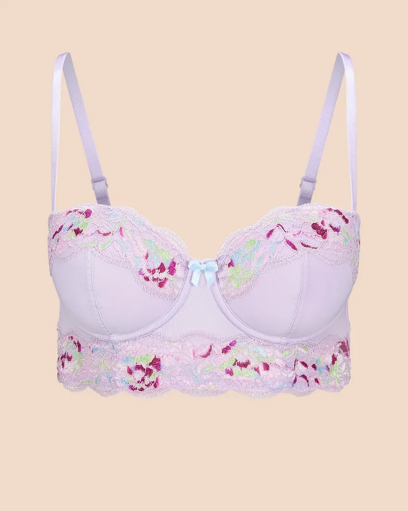 Mavis Floral Purple 5 Contour bra bundle Still 5