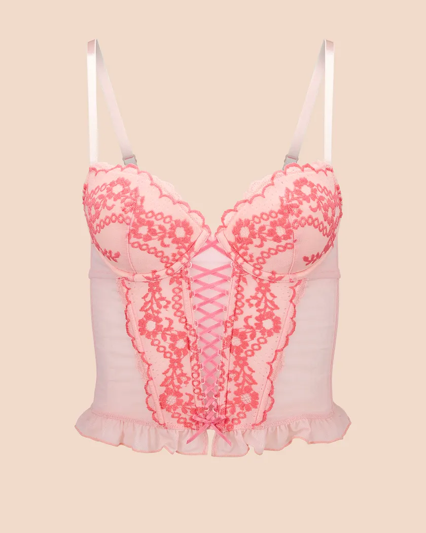 Saidie Light Pink 2 Lightly Lined corset bundle Still 2