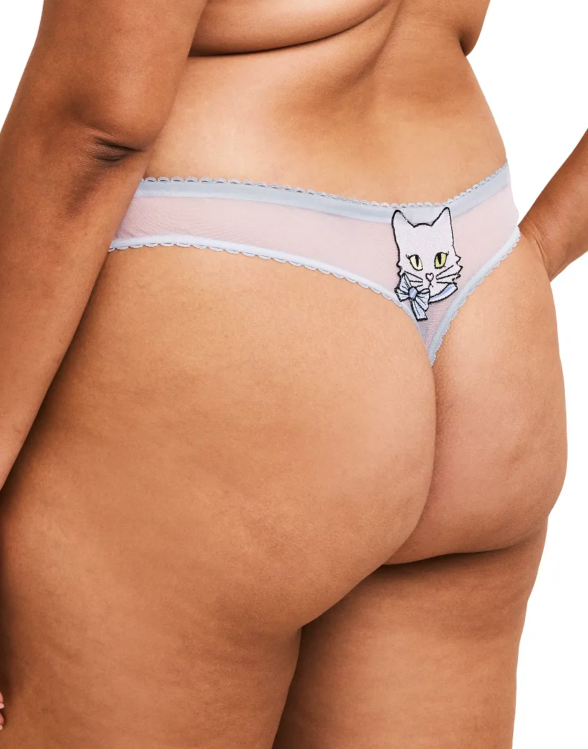 Alyshia Thong White panty bundle Model 2