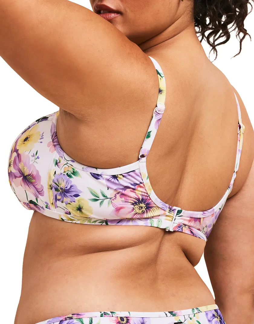 Valcea Floral White 3 Contour swimwear bundle Model 4