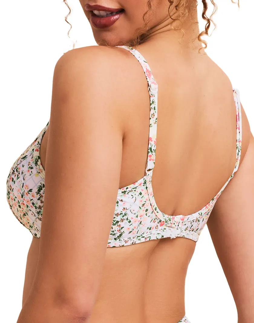 Valcea Floral White 4 Contour swimwear bundle Model 3