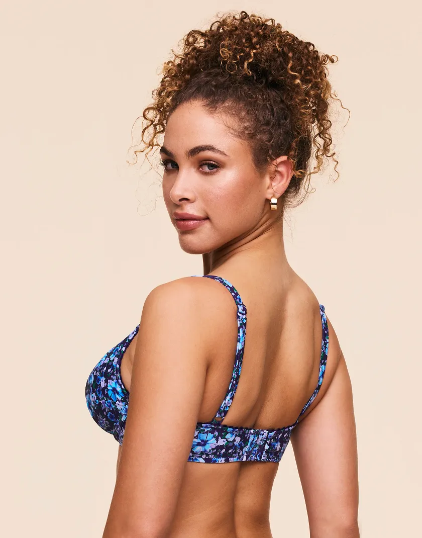 Pilar Floral Purple 2 Contour swimwear bundle Model 3