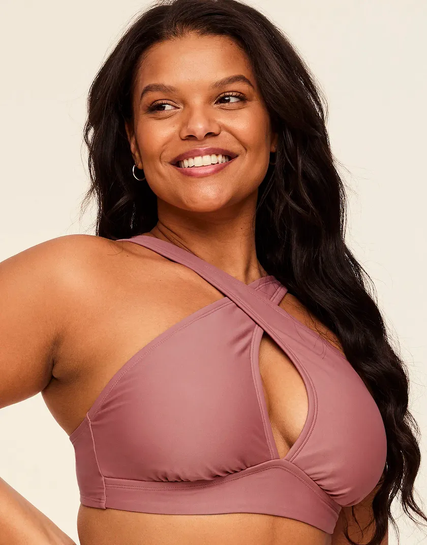 Demi Dark Pink 3 Contour swimwear bundle Model 1