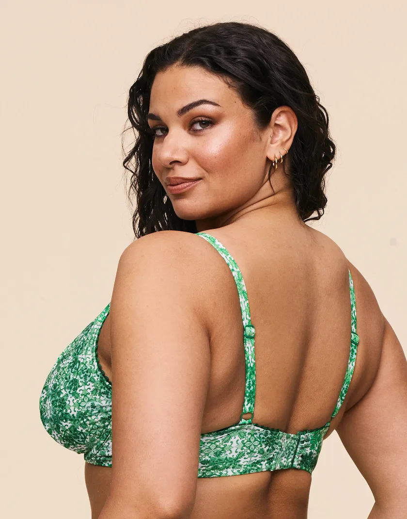 Pilar Geo Green 2 Contour swimwear bundle Model 4