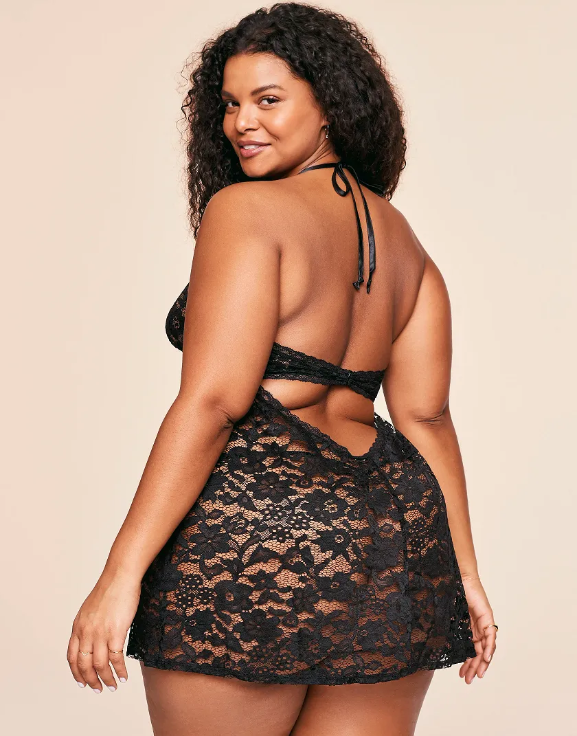 Loraina Black Plus lingerie bundle Model 4