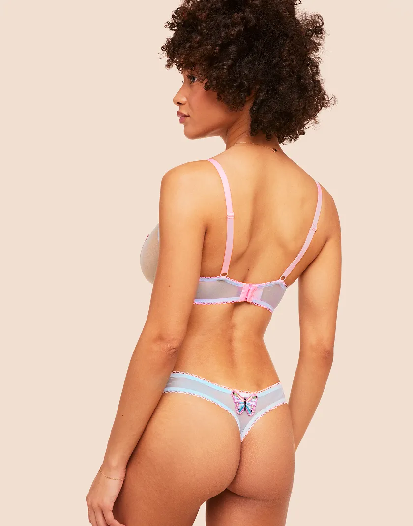 Alyshia Thong Light Blue panty bundle Model 3