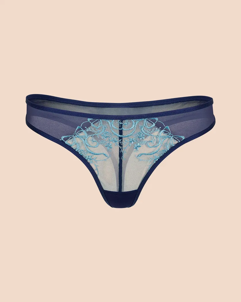 Erica Thong Dark Blue panty bundle Still 2