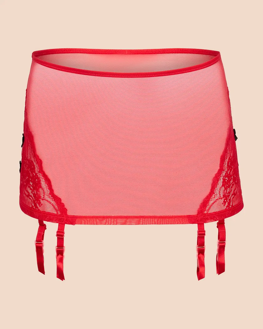 Margeaux Dark Red lingerie bundle Still 2