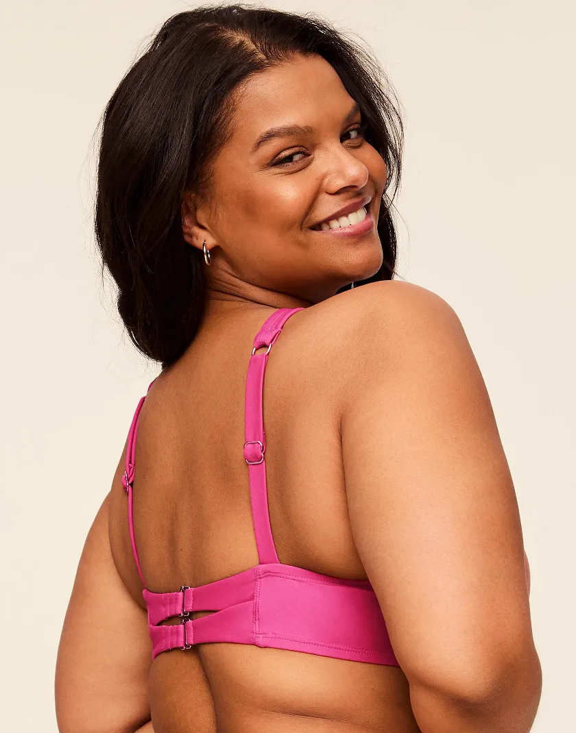 Demi Dark Pink 4 Contour swimwear bundle Model 4