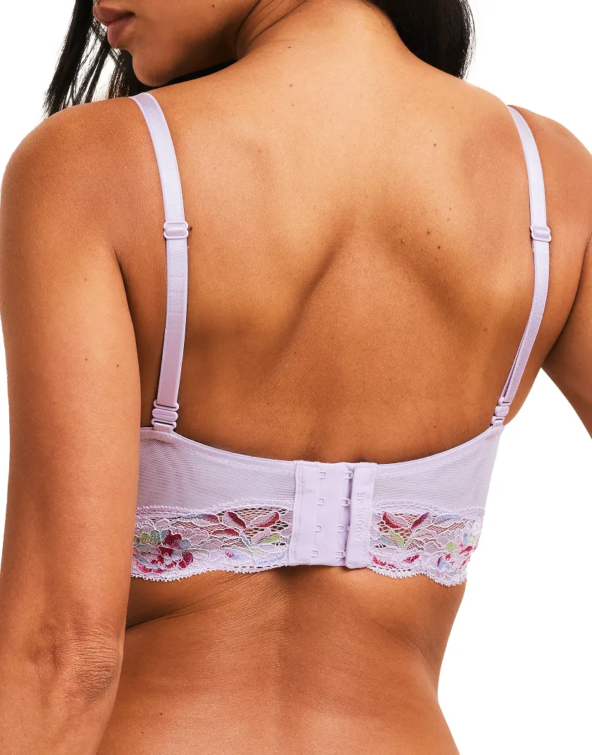 Mavis Floral Purple 5 Contour bra bundle Model 3