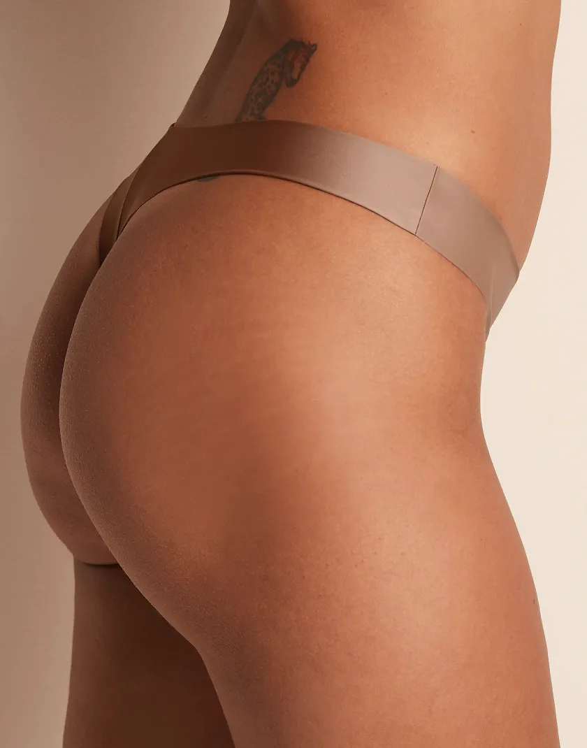 Francyne C1 Thong Medium Beige panty bundle Model 1
