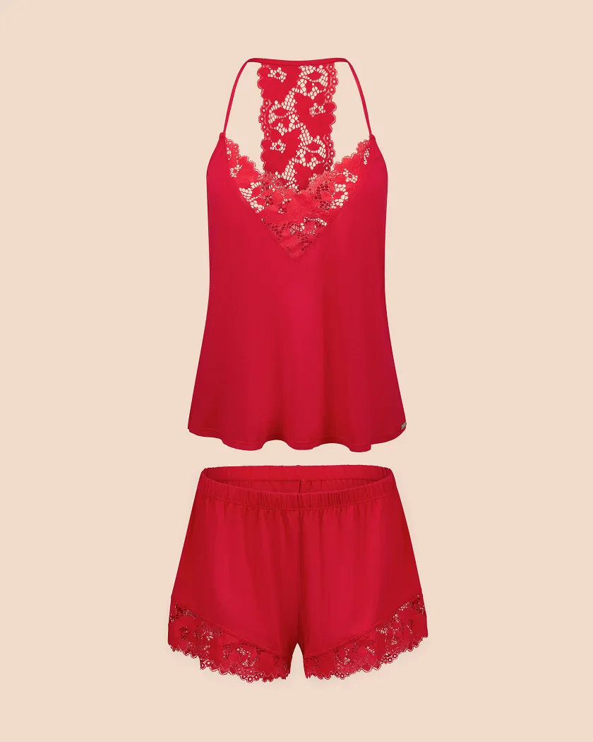 Jacky Dark Red sleepwear bundle Still 3
