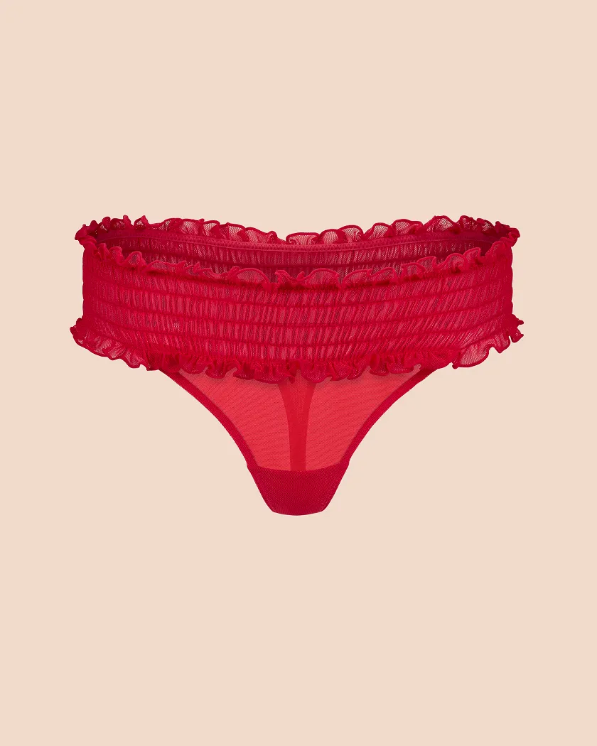 Meli Thong Dark Red panty bundle Still 2