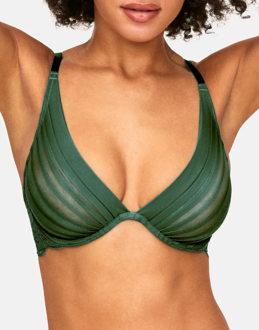 Greener Pastures Candice Unlined Bra Model 3