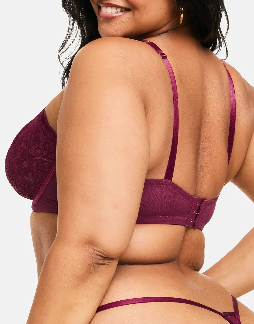 Talulah Thong Dark Red panty bundle Model 7