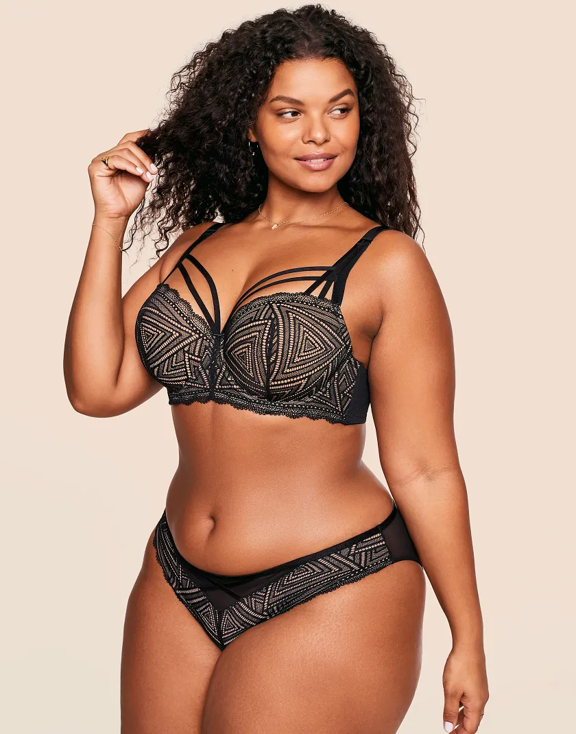 Trezza Black 2 Contour bra bundle Model 7