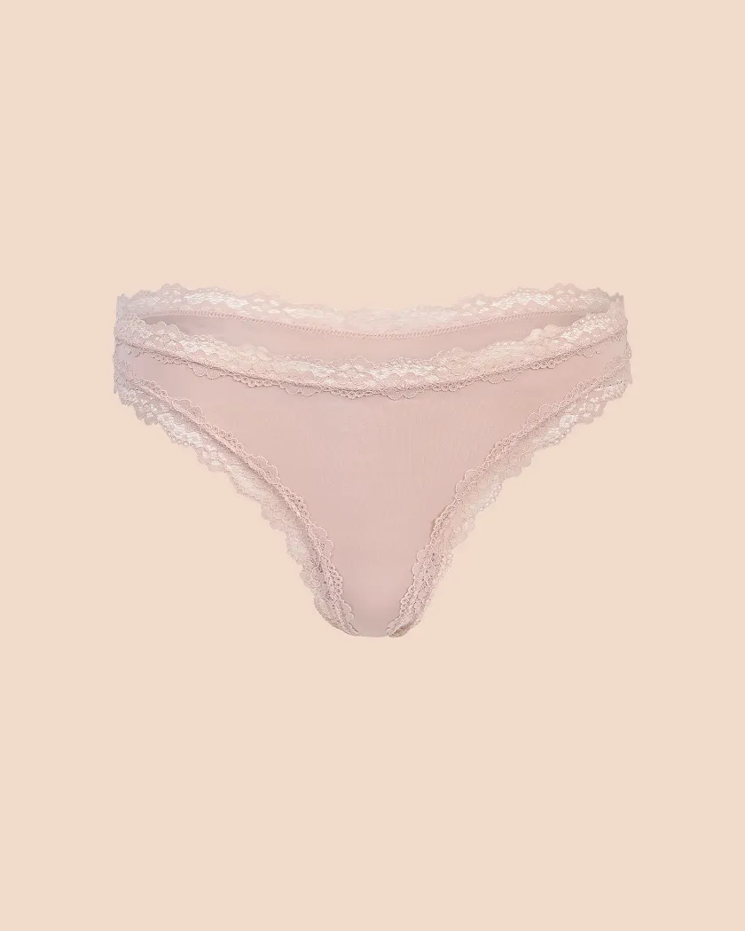 Amara Thong Medium Beige panty bundle Still 3