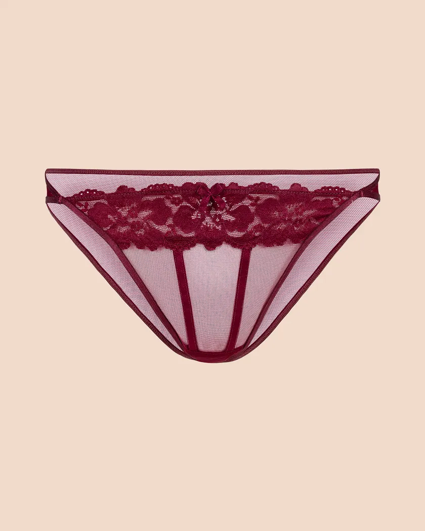 Lacie Bikini Dark Red panty bundle Still 3