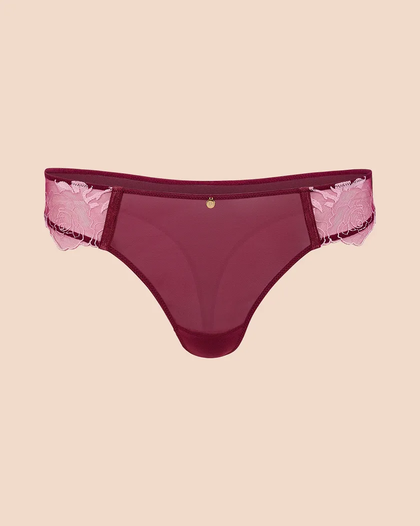 Rosita Thong Dark Red panty bundle Still 2