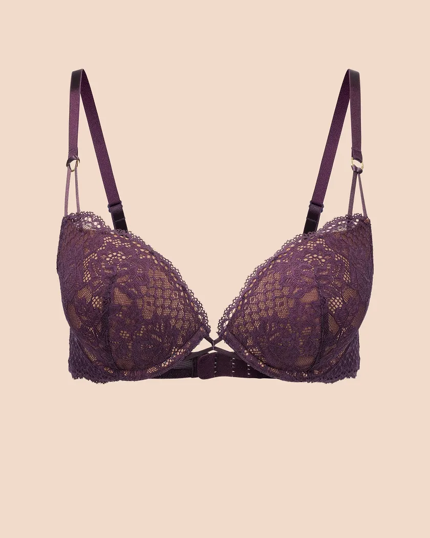 Josie Dark Purple 2 Push Up bra bundle Still 3