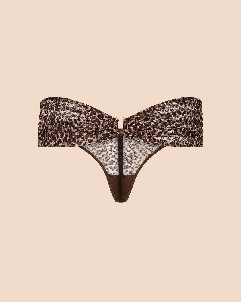 Inej G-String Animal Brown panty bundle Still 8