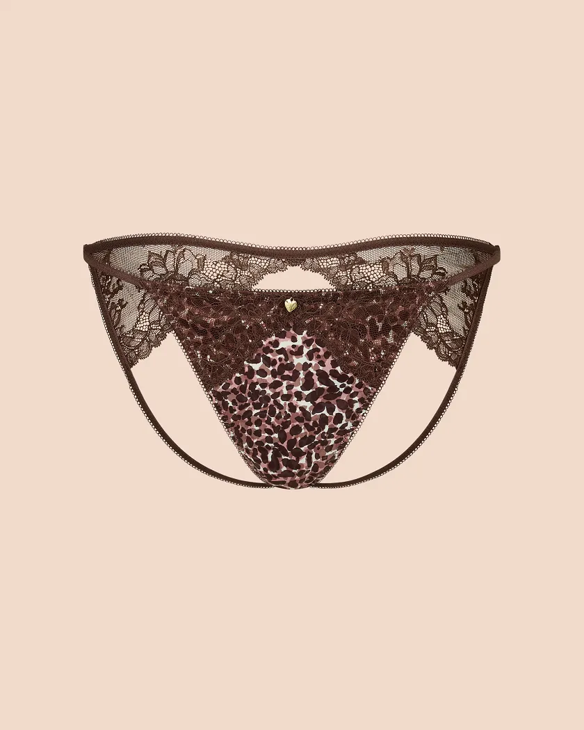 Saskia Cheeky Animal Brown panty bundle Still 3