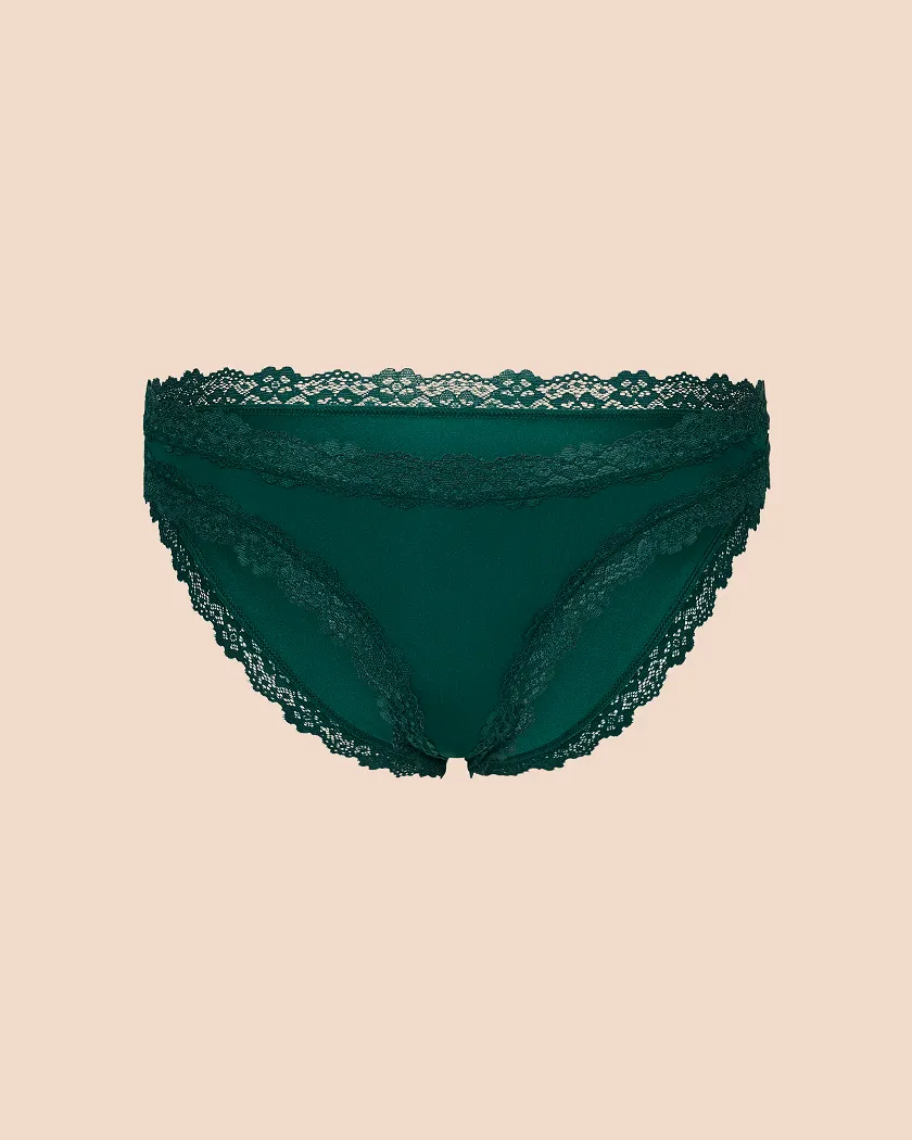 Lana Bikini Dark Green 2 panty bundle Still 3