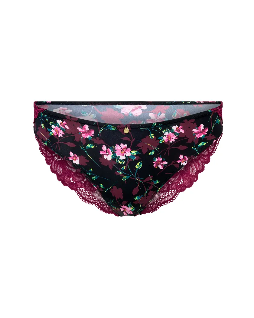 Mathilda Bikini Floral Black panty bundle Still 2