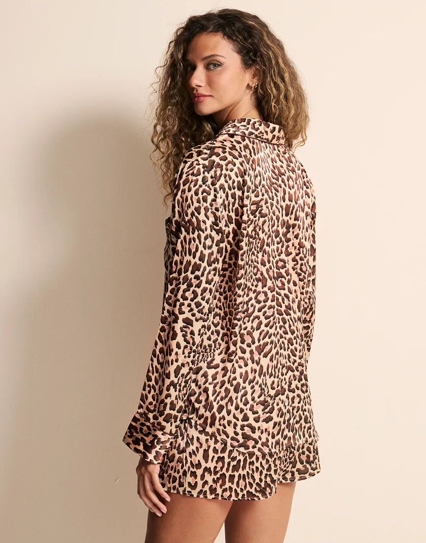 Sammi Animal Brown sleepwear bundle Model 4