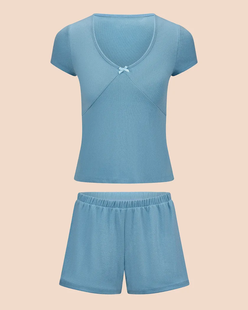 Eloise Medium Blue sleepwear bundle Still 3