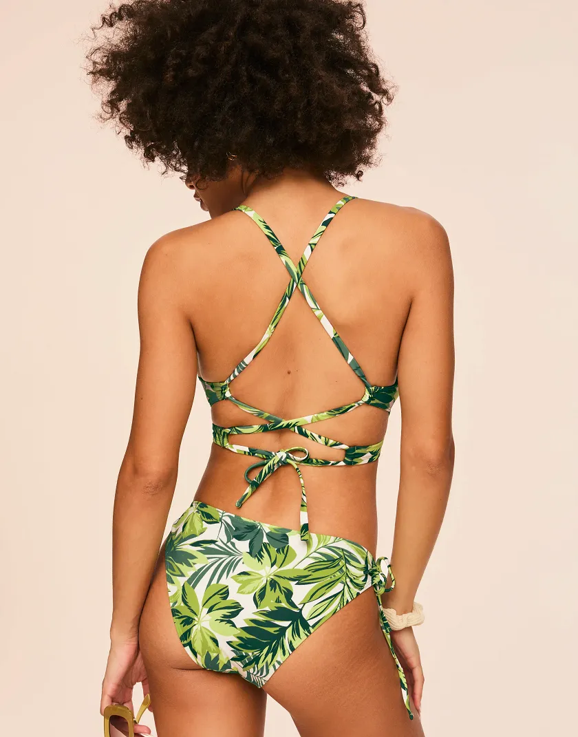 Tatiana Tropical Green 6 Lightly Lined swimwear bundle Model 3