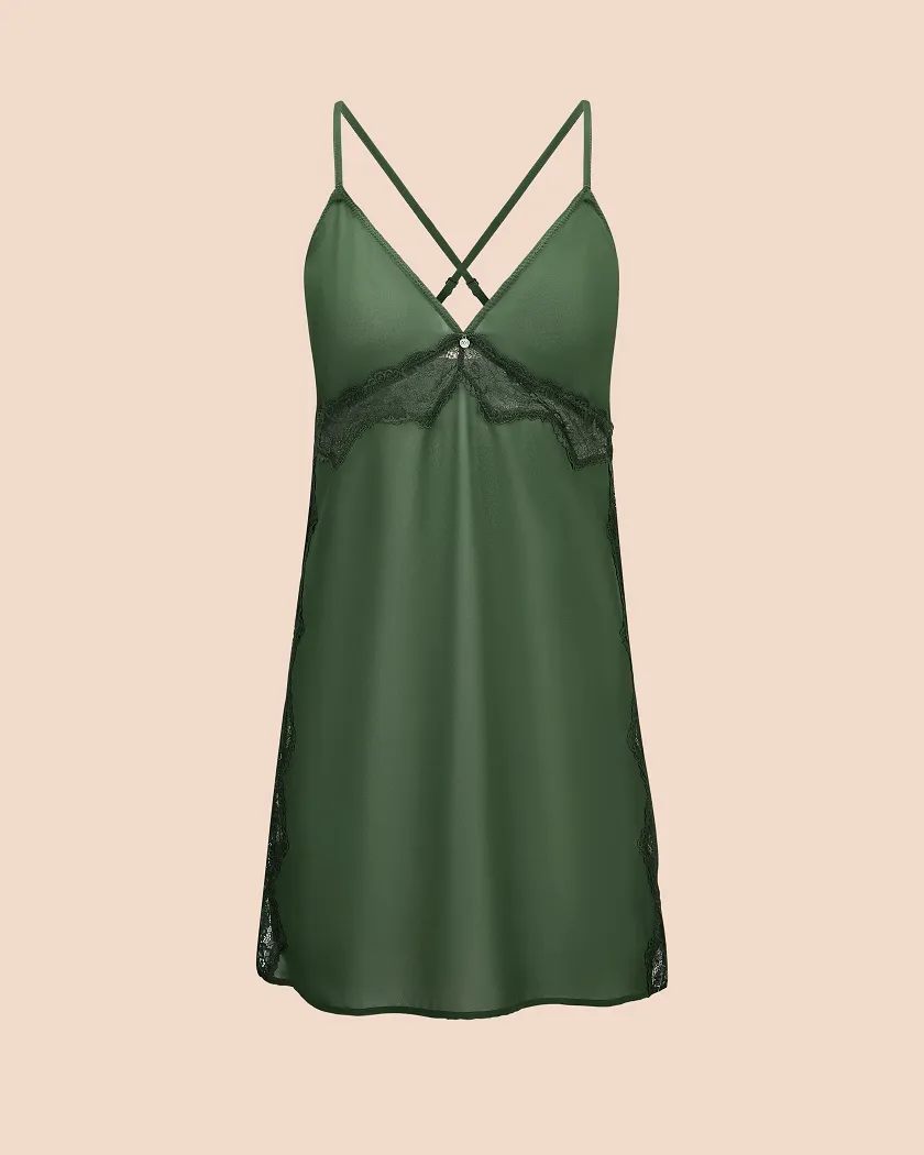 Kelee Dark Green Unlined lingerie bundle Still 3