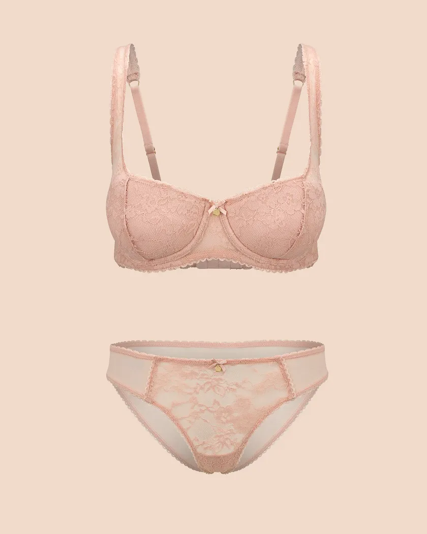 Alexiane Medium Pink 2 Push Up bra bundle Still 5